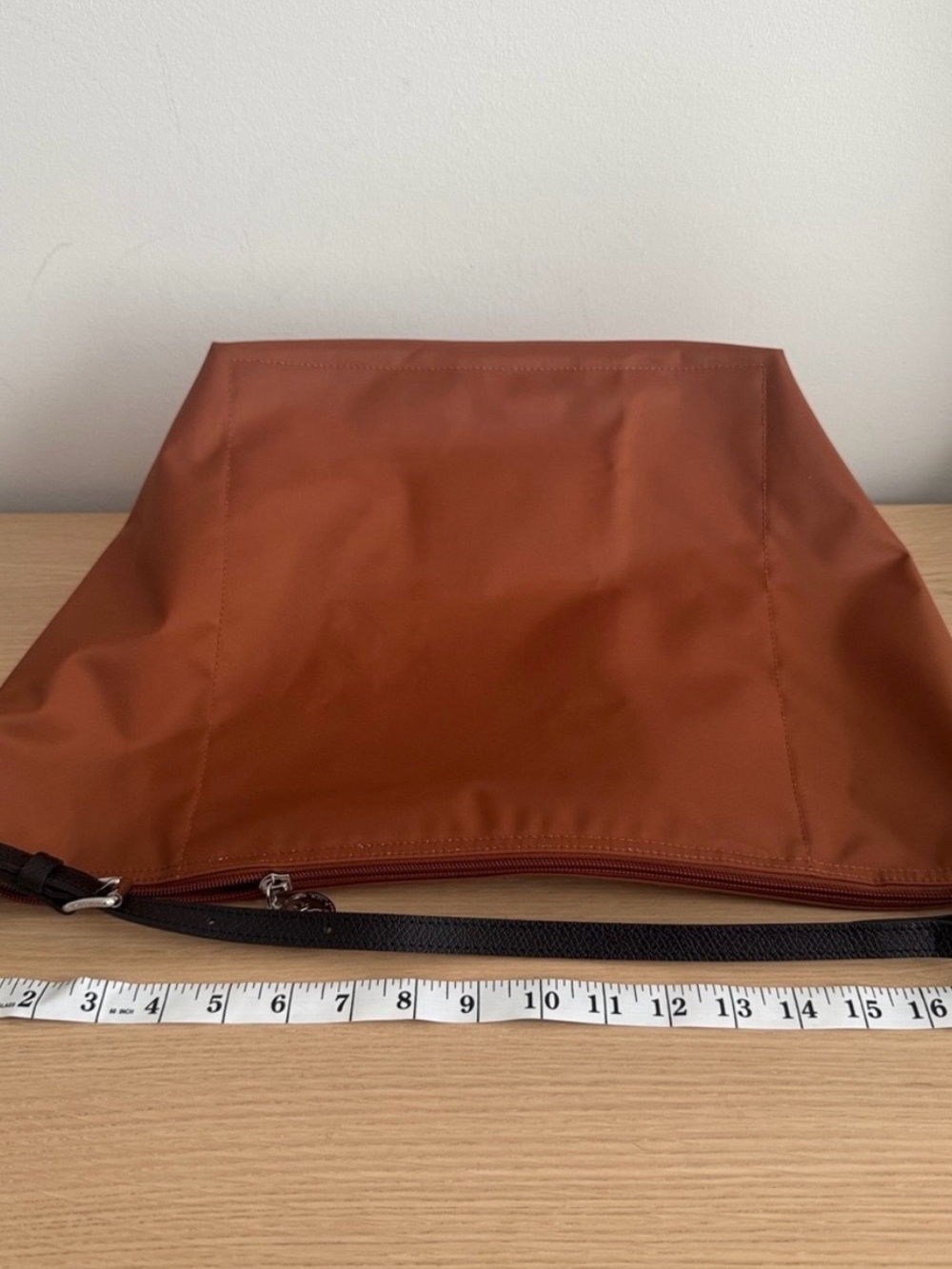 Longchamp Cognac Hobo Bag with Dark Brown Strap - Picture 14 of 14